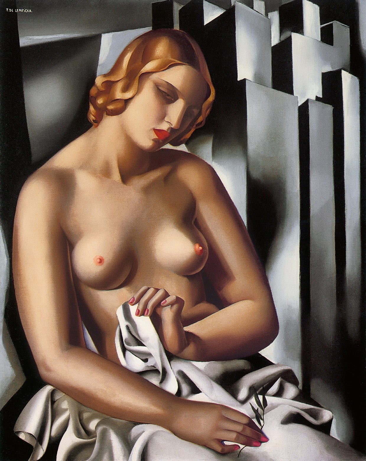 Tamara De Empicka Nude With Buildings Boszart