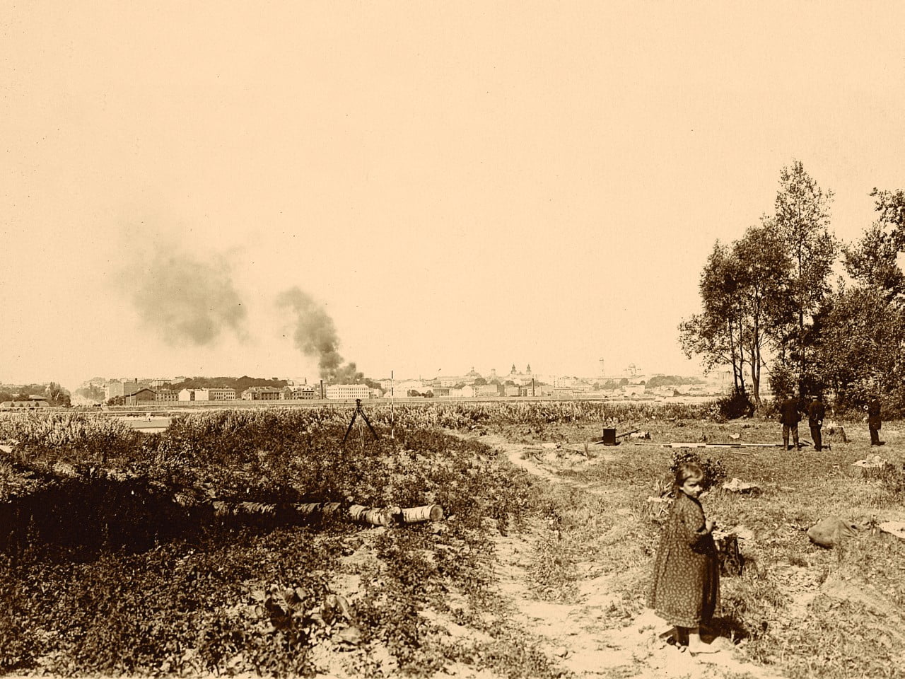Warszawa, Brzeg praski, Józef B. Ćwikiel, 1904