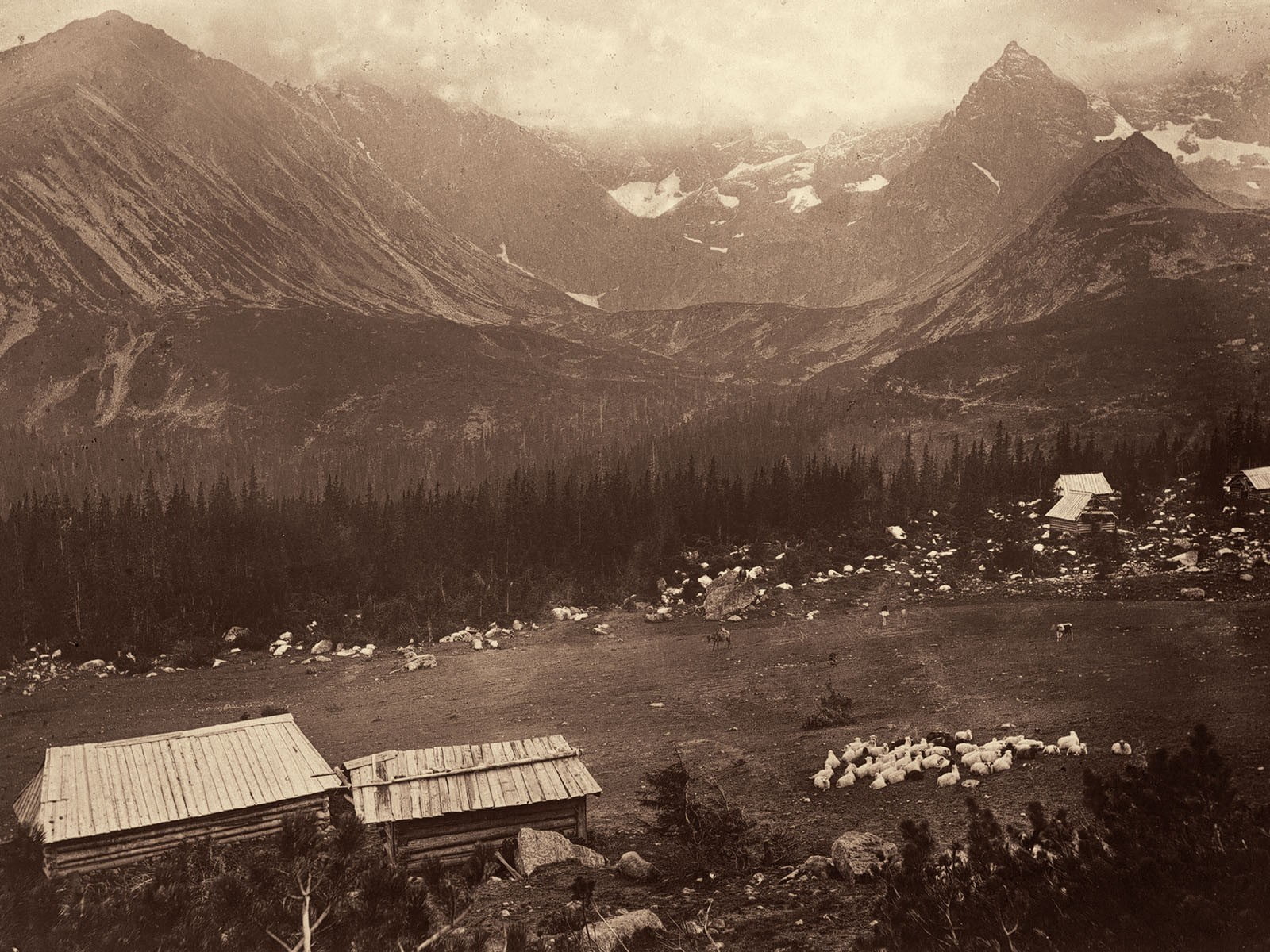 Tatry, Hala Królowa, Hermann Vogel, 1871