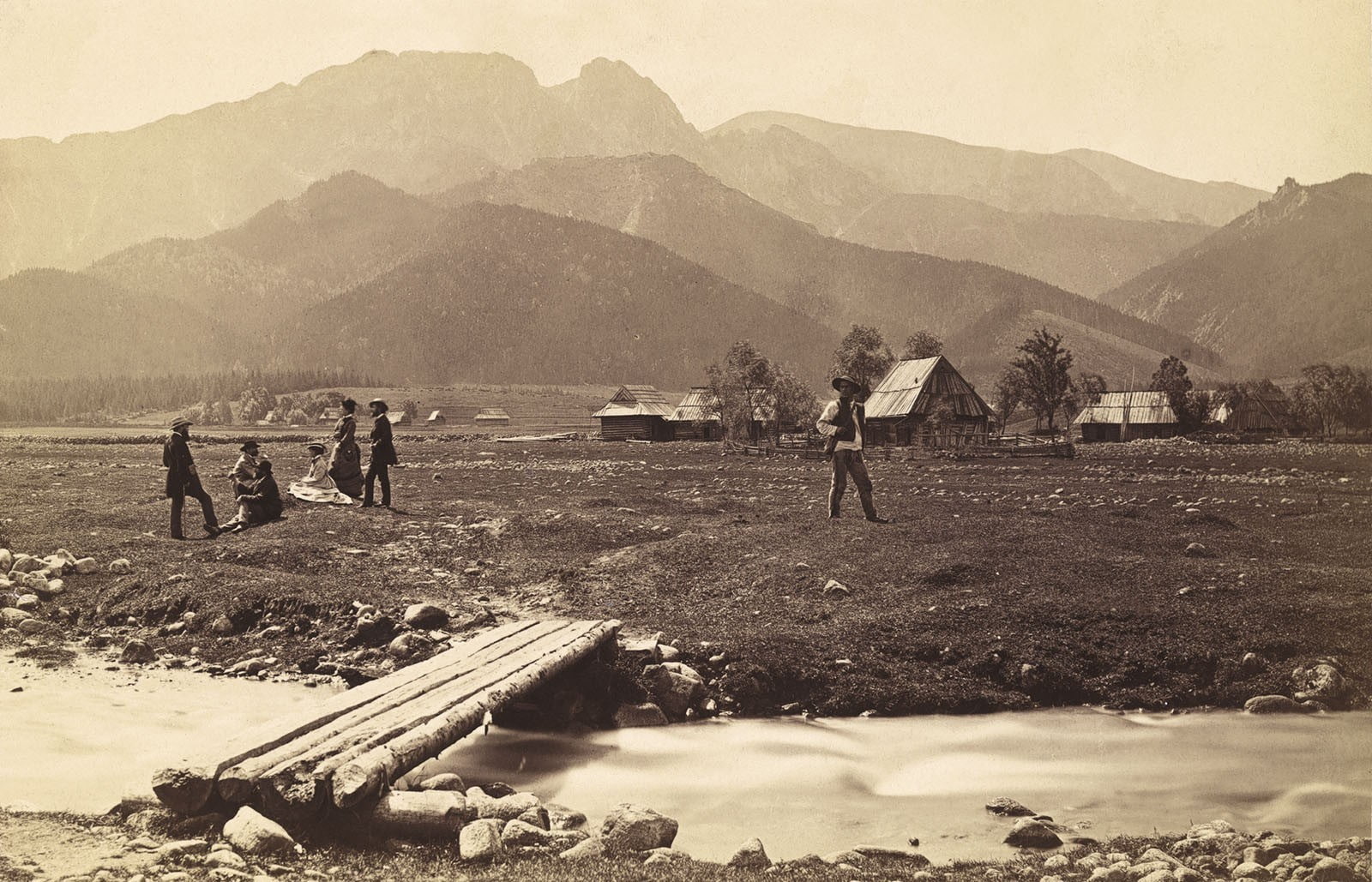 Tatry, Giewont z Równi Krupowej, Awit Szubert, 1876-1878