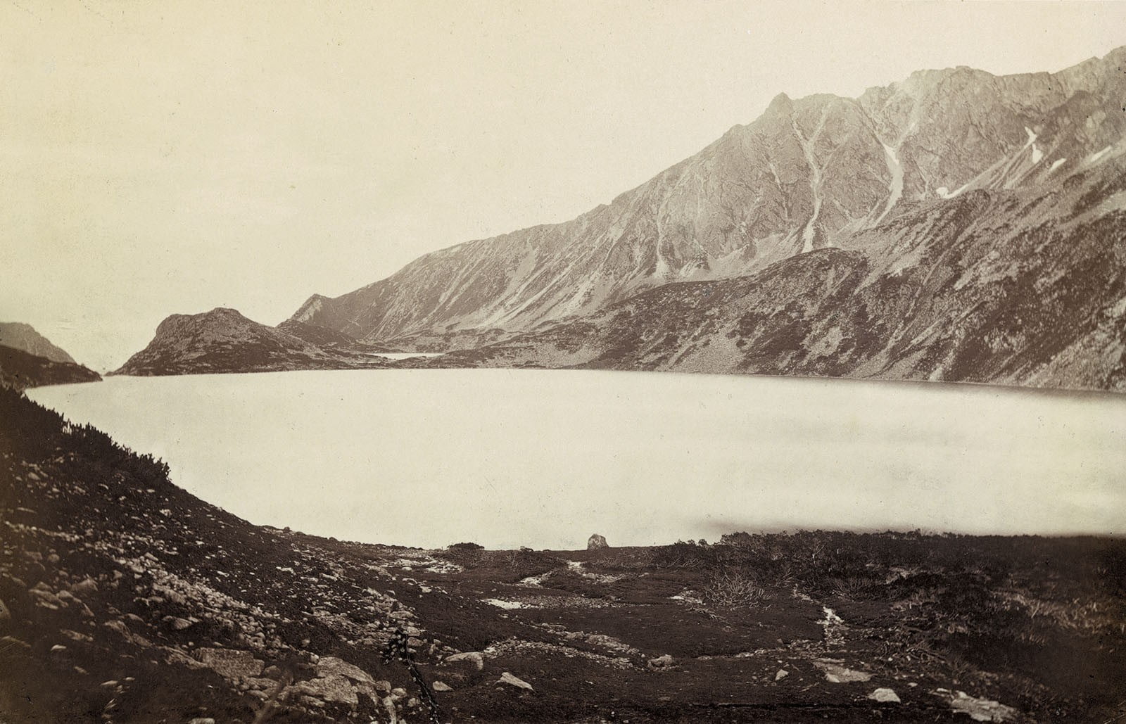 Tatry, Wielki Staw w Dolinie Pięciu Stawów Polskich, Hermann Vogel, 1871