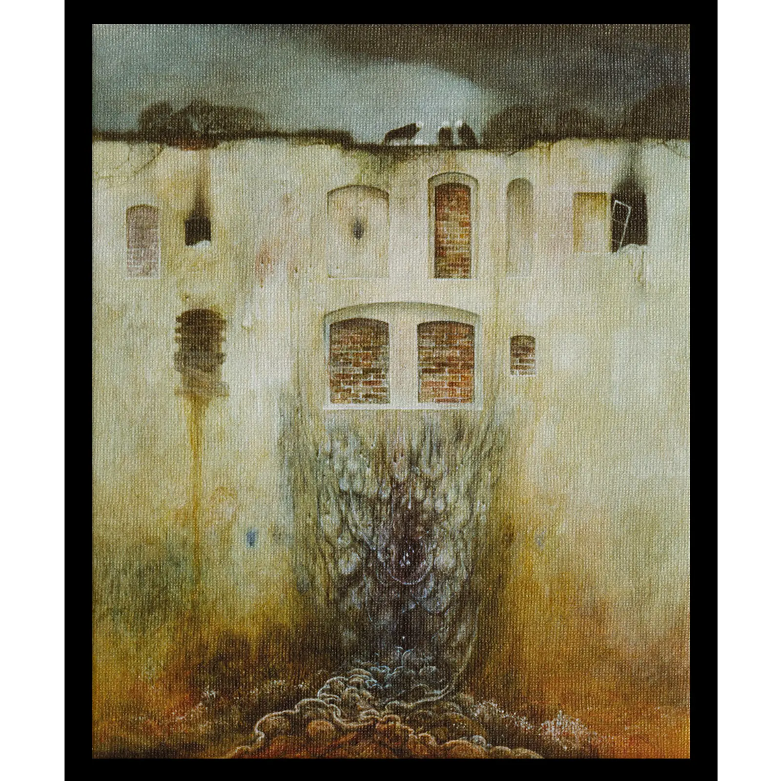 Zdzisław Beksiński obraz XXX 1980
