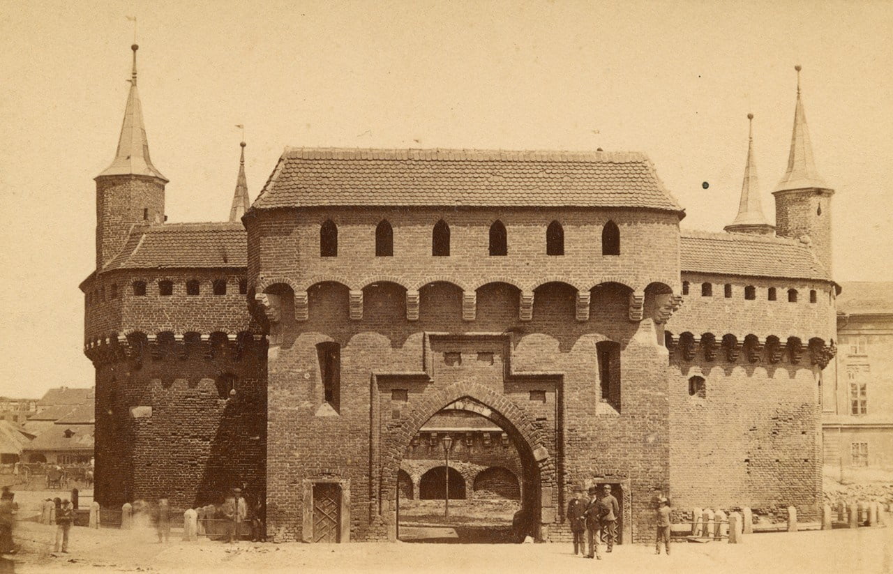 Kraków, Barbakan, Ignacy Kreiger, 1870
