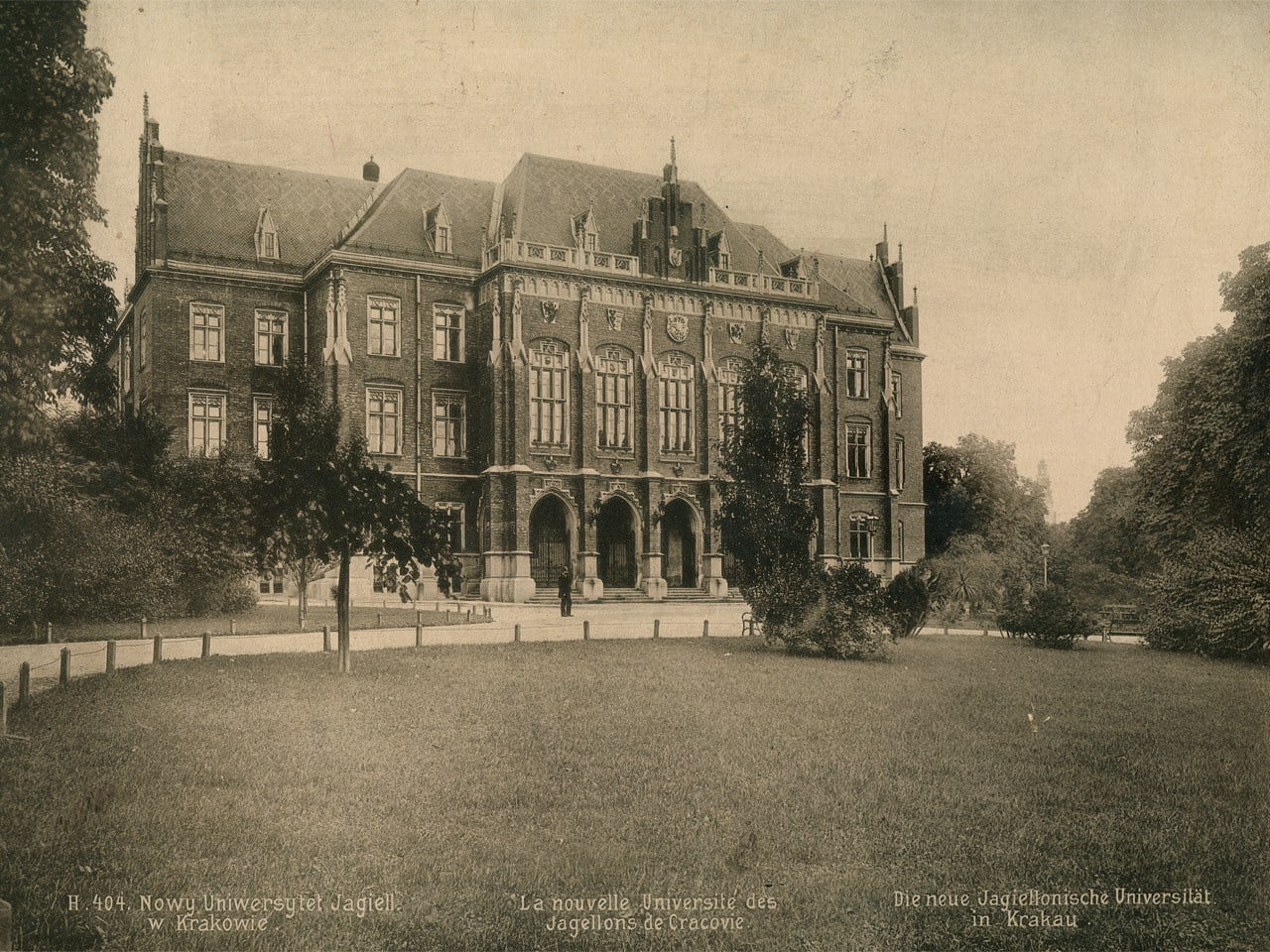 Kraków, Collegium Novum Uniwersytetu Jagiellońskiego, Zofia i Rudolf Huberowie, po 1906