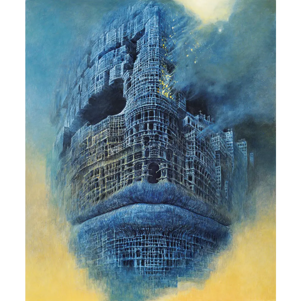 Zdzisław Beksiński plakat AA80