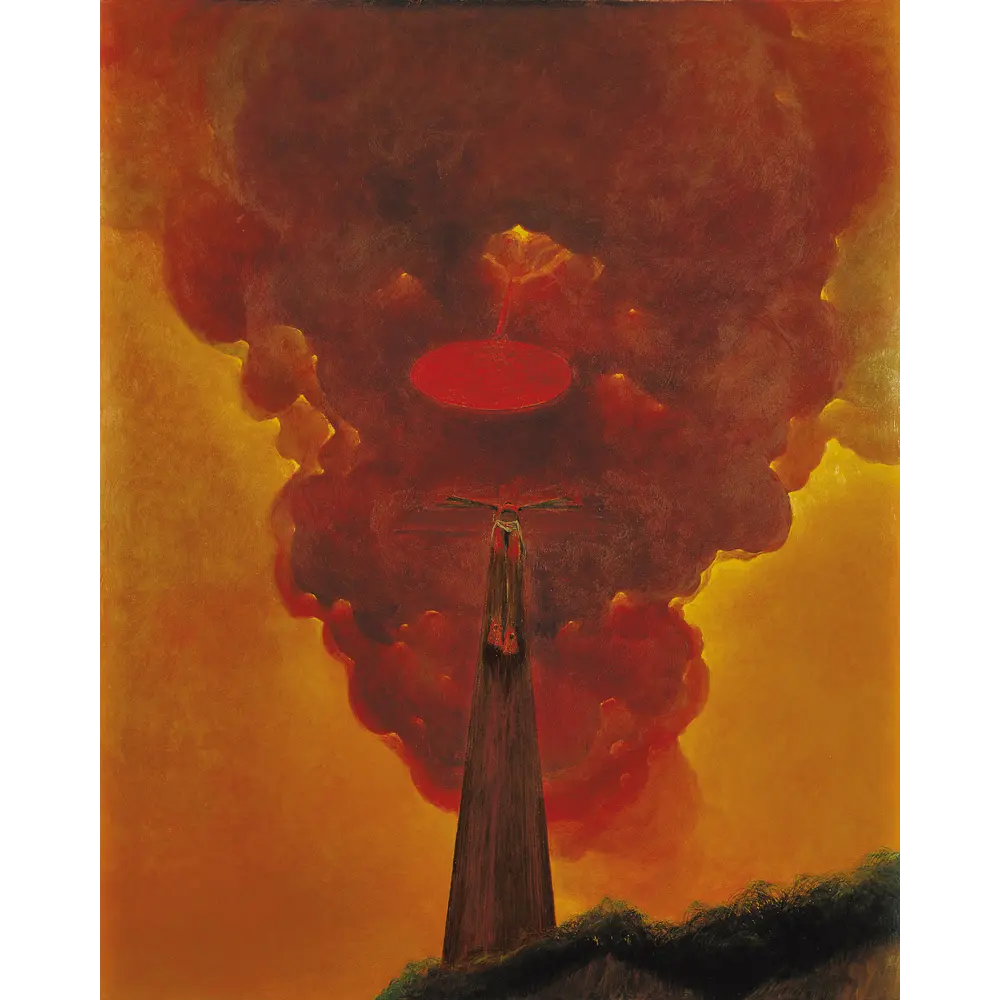 Zdzisław Beksiński plakat AG75