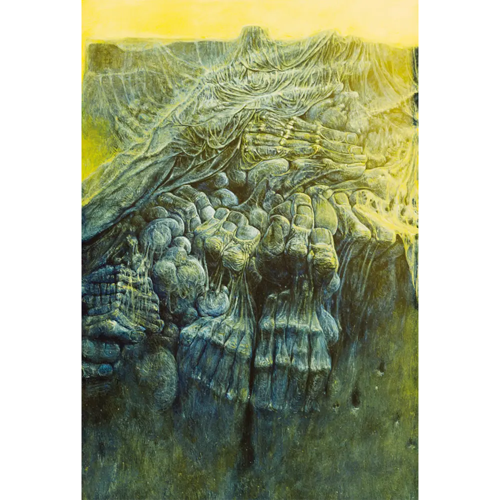 Zdzisław Beksiński plakat Bez tytułu ok. 1980