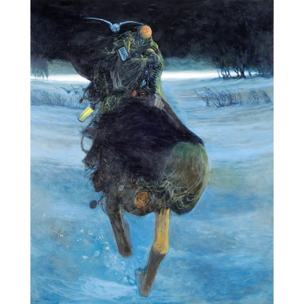 Zdzisław Beksiński plakat Blind