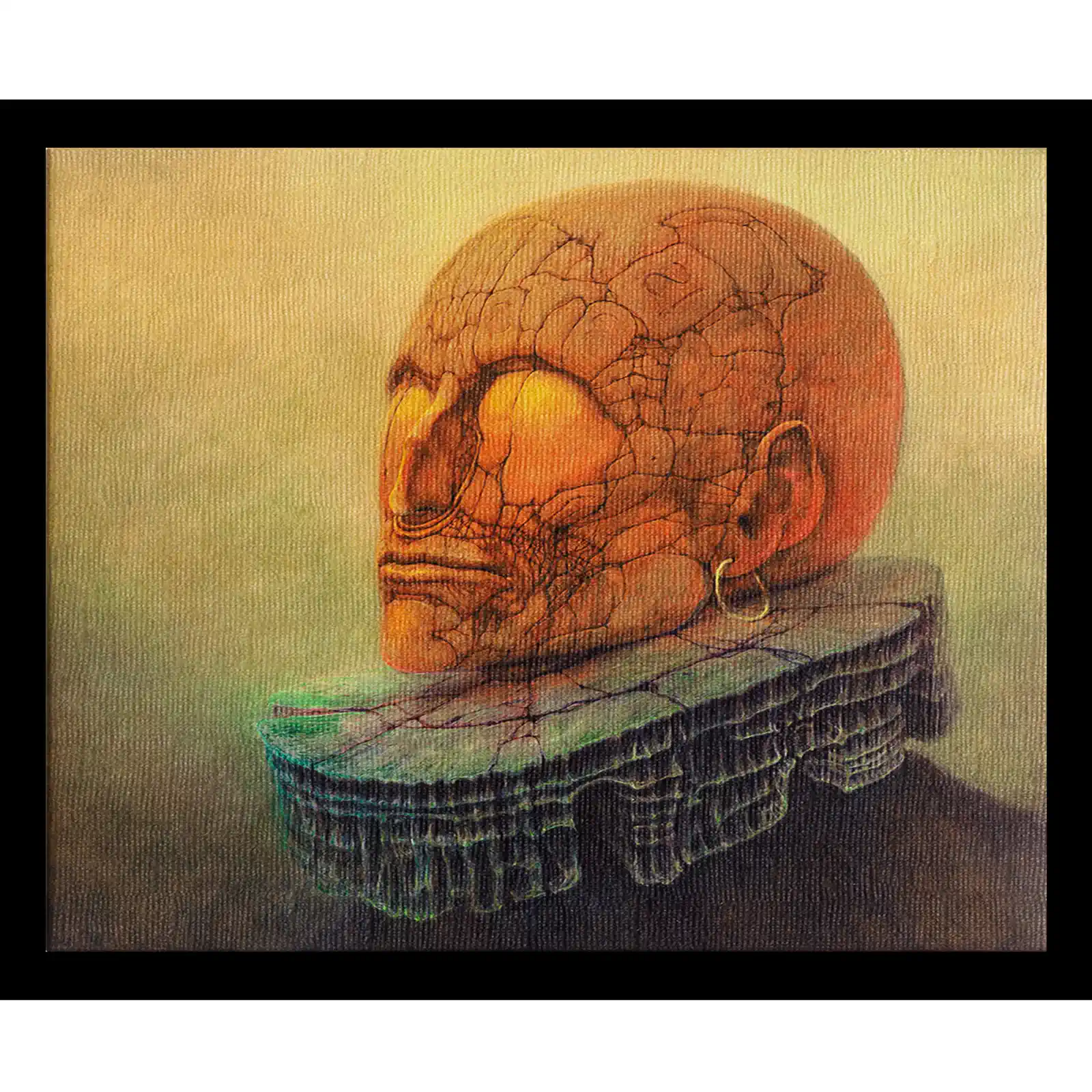 Zdzisław Beksiński obraz XXX 1984