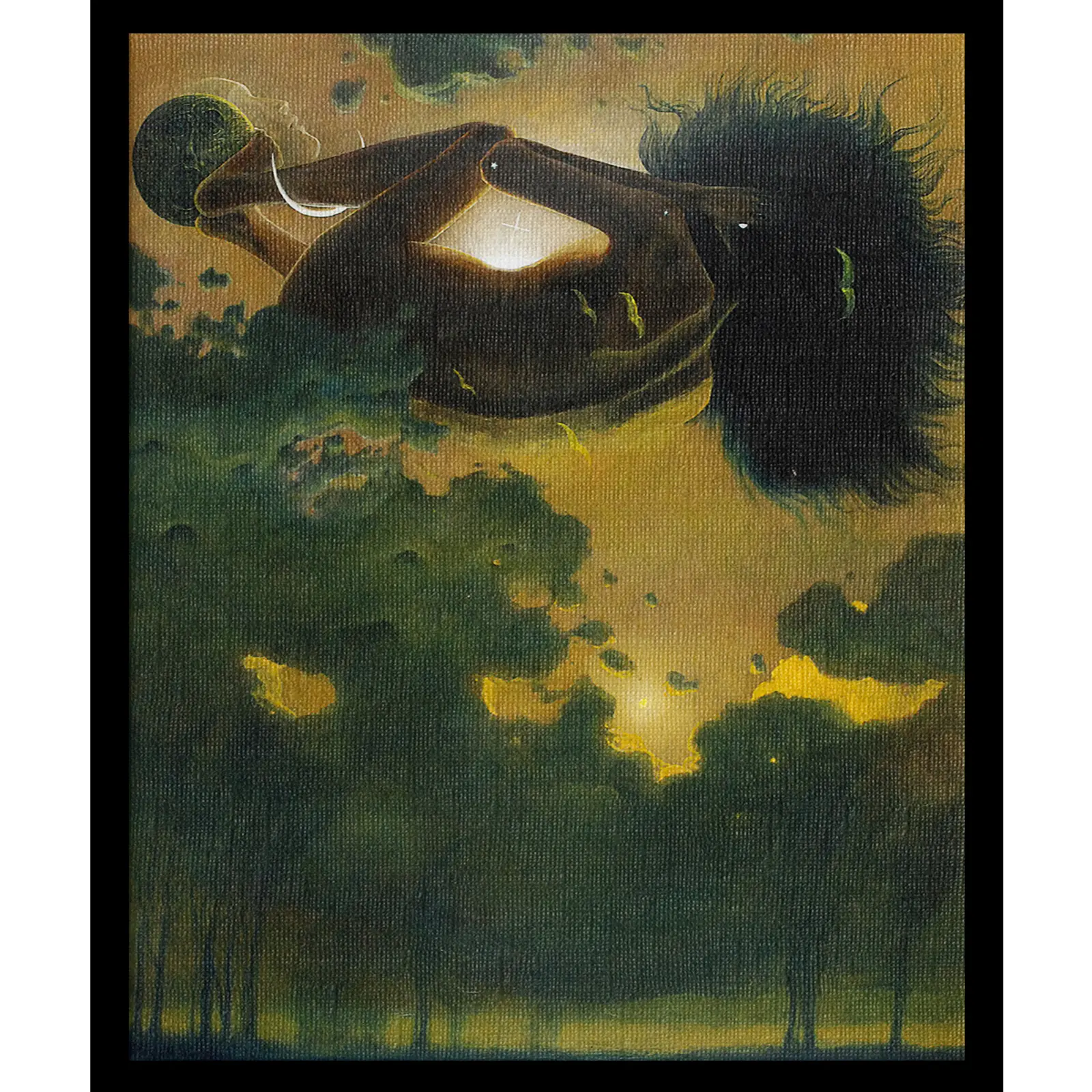Zdzisław Beksiński obraz XXX lata 70.
