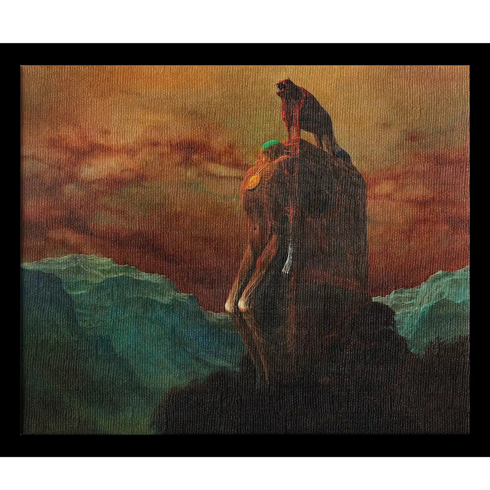 Zdzisław Beksiński obraz XXX 1. poł. lat 70.