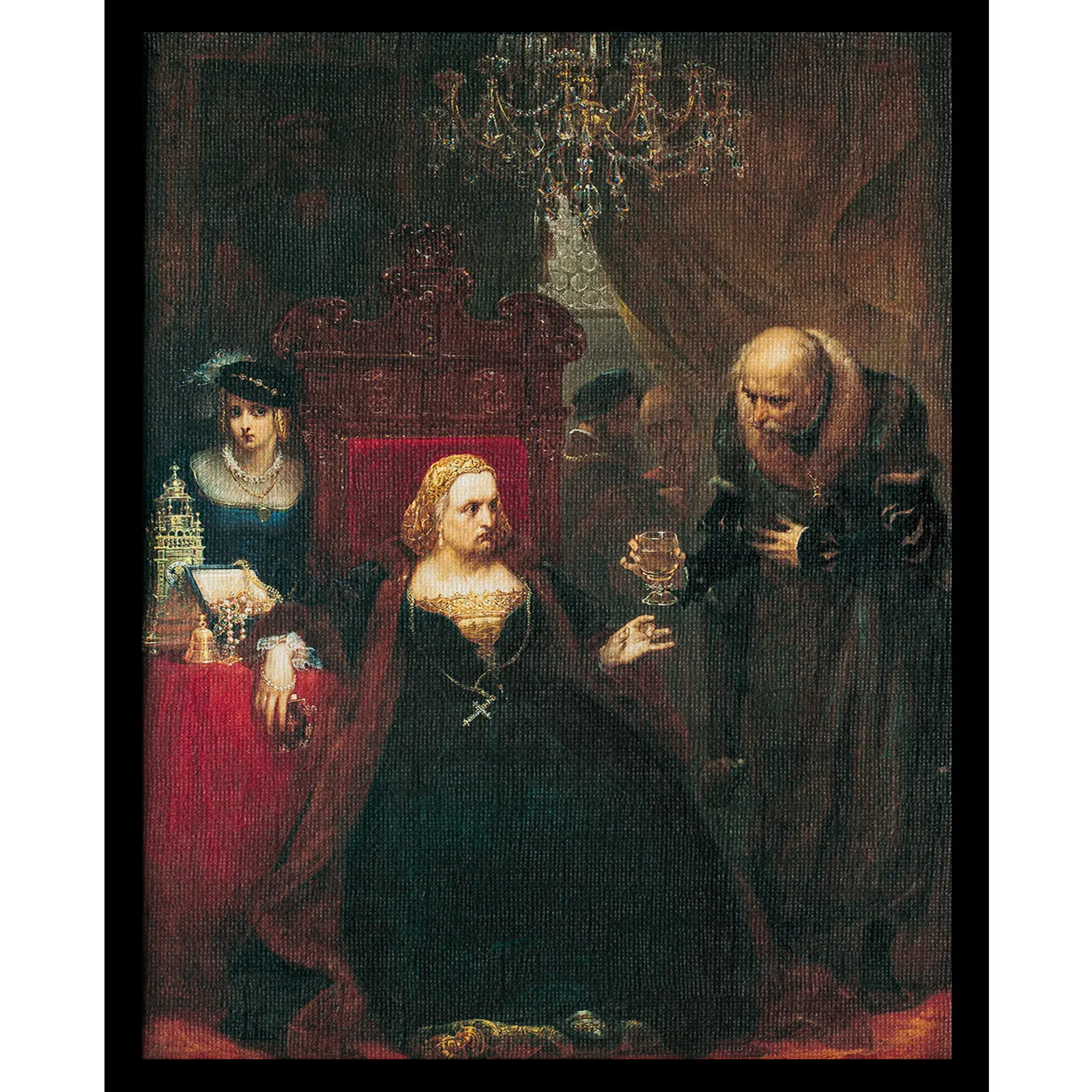 Jan Matejko obraz Otrucie królowej Bony