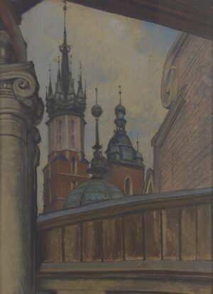 Stanisław Wyspiański, Wieże kościoła Mariackiego, 1905