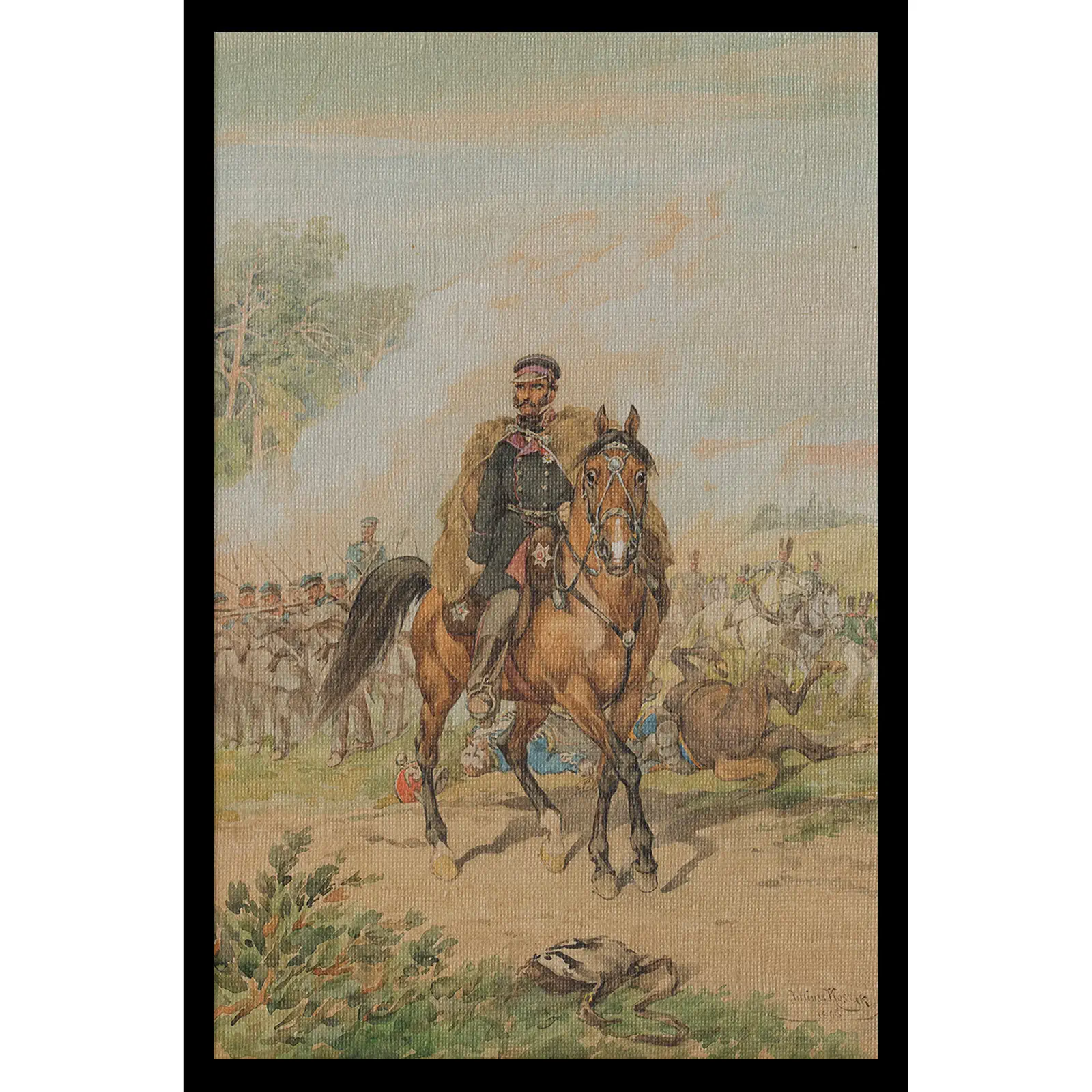 Juliusz Kossak obraz Bitwa