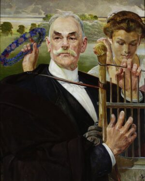 Jacek Malczewski, Portret Władysława Żeleńskiego, 1908