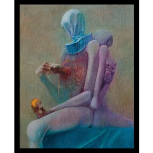 Zdzisław Beksiński obraz ZE, 73×60 cm blejtram – dostępny