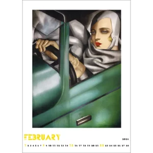 Kalendarz Tamara de Lempicka 2026 A3 wzór 1 - obrazek 4