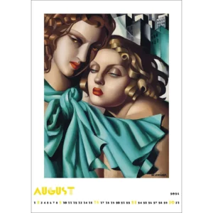 Kalendarz Tamara de Lempicka 2026 A3 wzór 1 - obrazek 10
