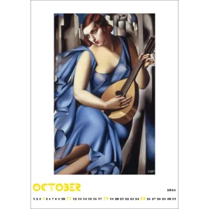 Kalendarz Tamara de Lempicka 2026 A3 wzór 1 - obrazek 12