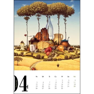 Kalendarz Jacek Yerka 2027 A3 wzór 3 - obrazek 6