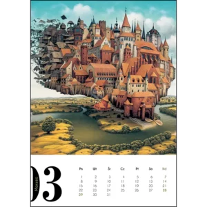 Kalendarz Jacek Yerka 2027 A3 wzór 3 - obrazek 5