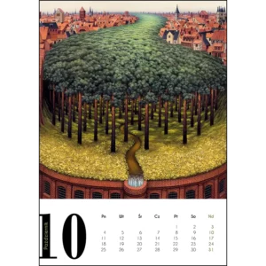 Kalendarz Jacek Yerka 2027 A3 wzór 3 - obrazek 12